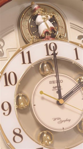 からくり時計 SEIKO Wave Symphony RE566B #からくり時計