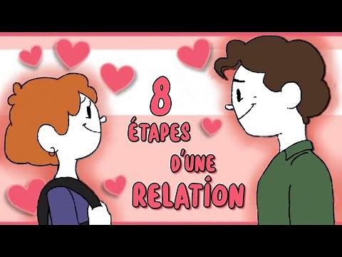 Les 8 étapes d'une RELATION ROMANTIQUE