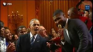 Obama Leads Sing-along at Ray Charles Tribute