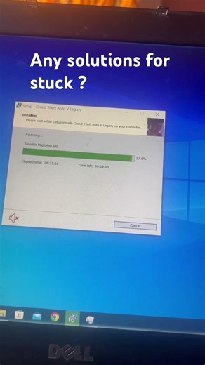Gta v fitgirl repack stuck at 97.6%🥲 #gaming #shorts #gta5 #fitgirlrepack