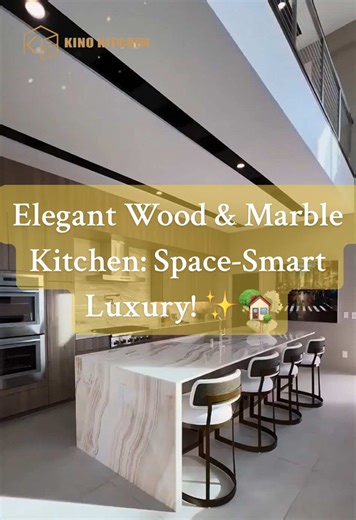 Elegant Wood & Marble Kitchen: Space-Smart Luxury! ✨🏡 Mid-January 2026 kitchen reset? Ready to maximize your space with style? This stunning wood-toned design with kitchen storage cabinet solutions turns every inch into organized perfection! Hook: Dramatic pan up tall cabinets & glowing LED strips → close-up zoom on seamless storage drawers & hidden fridge integration → quick cuts to open shelving & curved island flow → fun text “Cramped chaos? Now spacious serenity!” Smart kitchen storage cabi