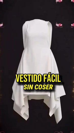 Easy no-sew dress tutorial #tutorial #dresses #dress #fashion #diy #tips #viral #sew #look