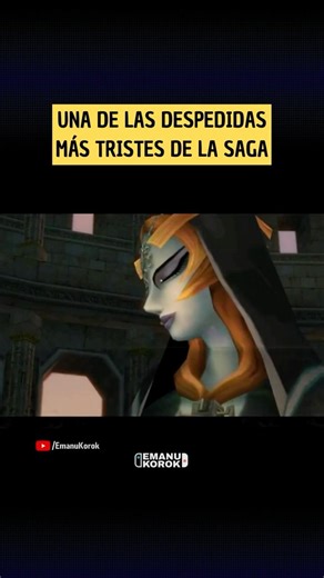 Una de las despedidas más tristes de la saga #Zelda #Midna #TwilightPrincess #GameCube