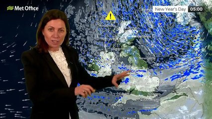 Met Office Thursday morning weather forecast 01/01/2026
