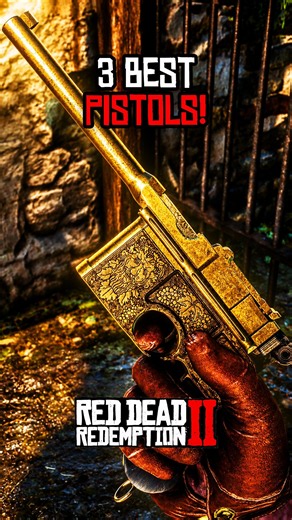 3 Best PISTOLS You Must OWN in RDR2 #shorts #rdr2