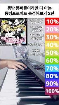 동방프로젝트 2탄 동방 명곡 얼마나 아는지 측정해보기!! #동방프로젝트 #touhou #東方