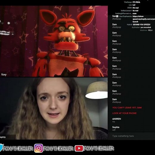 Foxy encounters a ghost! (IShowSpeed FNAF animated)