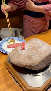 3.5M views · 10K reactions | This Rock is not cheap for sure!m.If you want to experience a special yakiniku in Japan, I recommend this restaurant. It‘s a black beef steak grilled on natural stone. It’s a rock heated to 400 degrees, so the meat cooks in an instant. It‘s juicy enough. Send me a message if you need Google Maps #馬車道駅グルメ #馬車道グルメ #wagyu #横浜グルメ #石焼 #石焼ステーキ #yokohamafood | Chanmyung Jeon | Facebook