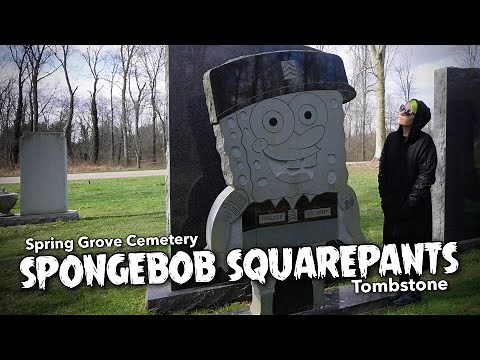 SpongeBob SquarePants Tombstone in a…Historic Cemetery? 4K