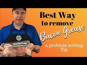 Bacon Grease Removal Tip and Trick | 2 Guys Kitchen