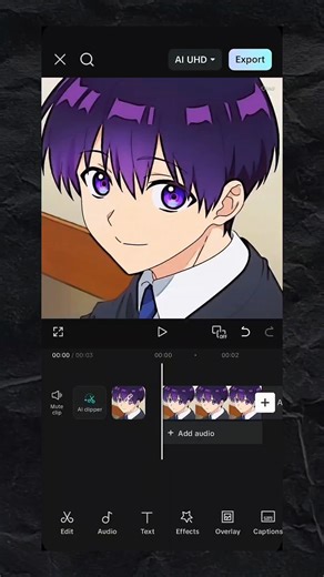 How create Dramatic Anime effect tutorial in cap cut 🔥🔥#edit #capcut #tutorial