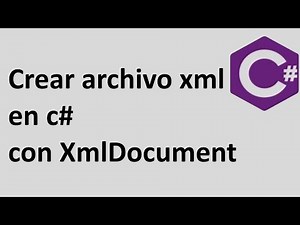 Crear archivo xml en c# con XmlDocument