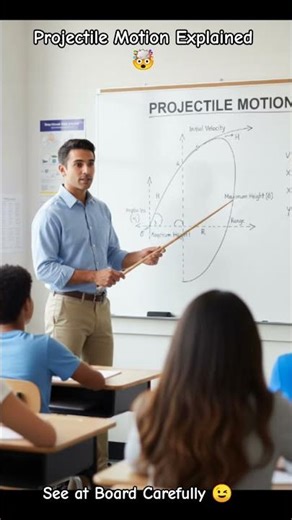 Projectile Motion's Equations Explained 🤯 by Infinity Explained ∞ #maths #physics #newtonacademy