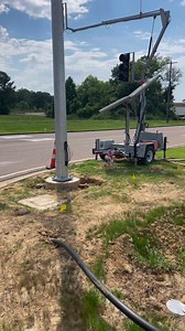 Modifying a Traffic Intersection In Byram, MS!! #reels #reelsinstagram #trafficlight #educational #bluecollar #work | Steven Harmon