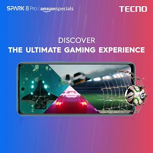 1K views · 82 reactions | Take your gaming experience to the next level with Spark 8 Pro’s powered by Helio G85 Gaming Processor and a big 17.22 Cm (6.8) FHD+ Dot-in Display. Buy Now at Amazon India - https://amzn.to/3AnPAkE #TECNO #TECNOMobiles #Spark8Pro #SparkOfBigDreams | Tecno Mobile India | Facebook