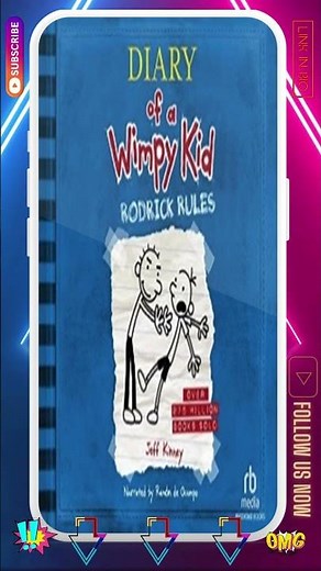 Diary of a Wimpy Kid Rodrick Rules Audiobook by Jeff Kinney 2 SHORTS