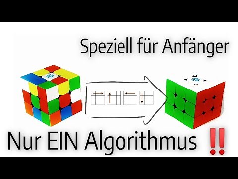 Solve 3x3 easily with the ingenious elevator method (only ONE algorithm!)