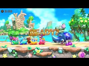 Super Kirby Clash Hornhead Boss Fight