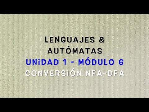 Languages ​​and Automata - Module 1.6 (NFA-DFA Conversion and Equivalence)