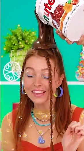 Giant Chocolate Toast! 100 Layers of Food Challenge #shorts