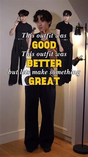 This outfit was GOOD This outfit was BETTER but let's make something Great 🤔 #shorts