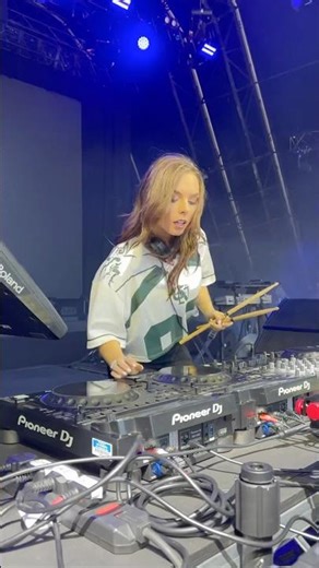 Nothing like my Blade remake at a day rave 😍 thanks Lost Minds Festival! 🫶 #dj #djdrummer