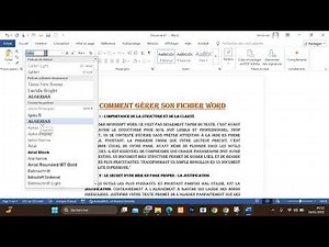 Comment organiser ses fichiers Word et justifier un document facilement