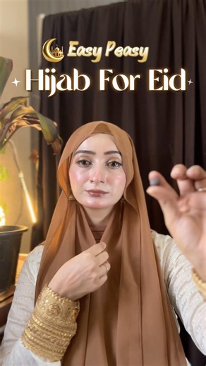 Best Easy hijab style 4 Eid🧕 #Eid #shorts #shortsfeed #shortsviral #youtube #youtubeshorts tutorial
