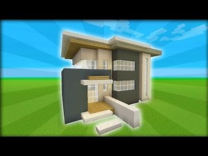 Minecraft Tutorial: How To Make A Modern House #1