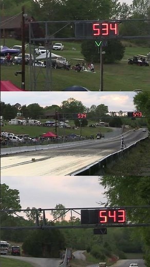 THAT'S A DRAG RACE! Final round at Shadyside in A/Gas had Gabriel Burrell defeating Todd Blackwell