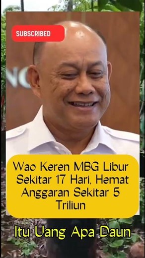 MBG Takes 17 Days Off to Save 5 Trillion in Budget #feedshorts #politics #mbg #trending #viral #fyp