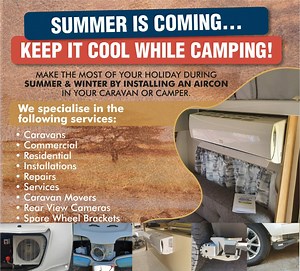 CJ Aircons caravan air conditioners | CaravanSA