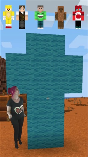 MORAJO CAPYBARA JELLY JAZZGHOST SUPER SONIC QUEM ESTÁ NA ESTÁTUA GIGANTE#shorts #minecraft