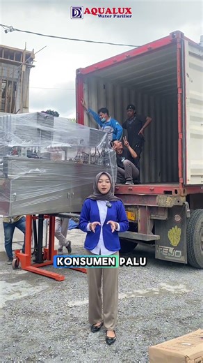 PENGIRIMAN MESIN AMDK CUP, GALON, WTP KONSUMEN PALU!! #ideusaha #amdk #usaha