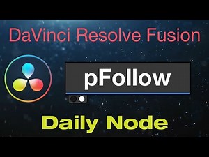 DaVinci Resolve Fusion Particle Follow Node