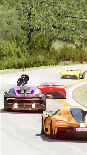 Yamaha R1 Superbike vs Hypercars #shorts #yamaha #yamahar1 #superbike #supercars #bike #car