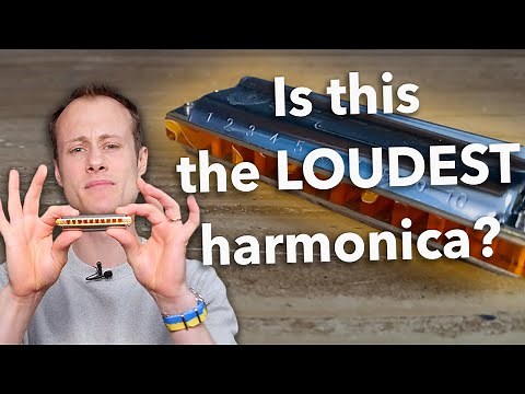 Is this the loudest harmonica? (Hohner Crossover Blue Moon Custom Double Reed Plates)