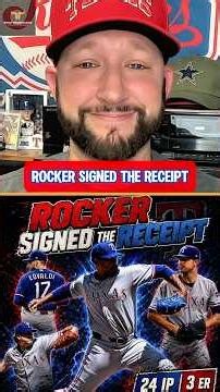 ROCKER SIGNED THE RECEIPT | #TexasRangers Rotation Flips the Road Trip