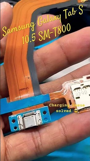 Galaxy Tab S 10.5 SM-T800 charging issue solved 👍👍#samsung #tab