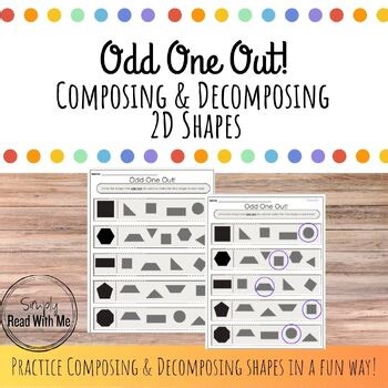 "Odd One Out" Geometry Game – Composing & Decomposing 2D Shapes