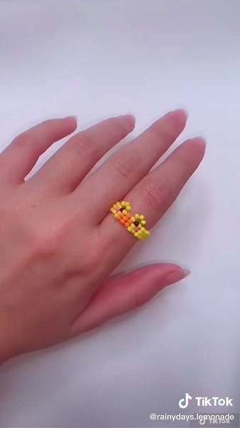 DIY Beaded Duck Ring Tutorial