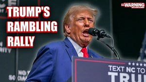 Donald Trump’s rambling rally