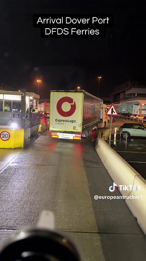 Arrival at Dover Port with DFDS Ferries