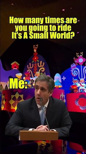 How many times is too many for It’s a Small World? 😭
