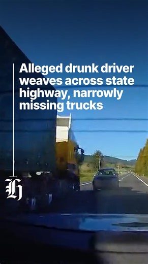 689K views · 4.1K reactions | Footage has captured the “appalling behaviour” of a driver who blew more than four times the limit weaving into the path of oncoming traffic and narrowly missing a catastrophic collision with a truck. Waikato police have blasted the “dangerous” actions of a motorist who repeatedly drifted across yellow lines on State Highway 29, narrowly missing multiple head-on accidents with cars and trucks. : NZ Police | nzherald.co.nz | Facebook