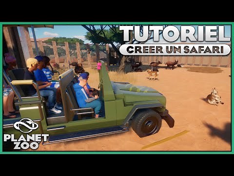 COMMENT CRÉER un SAFARI avec PLUSIEURS ENCLOS | TUTORIEL | PLANET ZOO