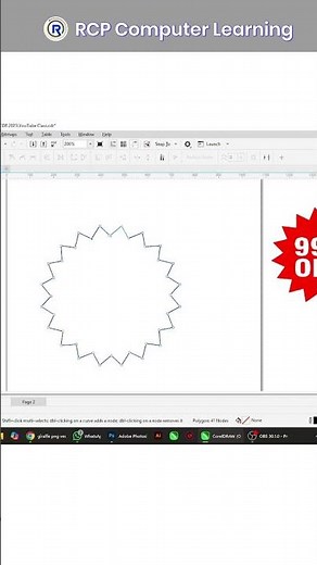 CorelDRAW Polygon Shape Tutorial Hindi 2025 | Ctrl-Drag + Property Bar से Perfect Shape बनाएं