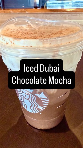 ICED DUBAI CHOCOLATE MOCHA Not your average @Starbucks iced mocha… but one that feels elevated with every sip! This limited time drink is now available to order in stores or through the mobile app. ☀️ LIKE & FOLLOW @caffeinelifeofcian for MORE DRINKS and GREAT CONTENT!☀️ #starbucks #starbuckscoffee #starbuckssecretmenu #dubaichocolate #pistachiochocolate