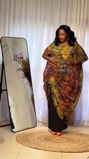 MAYN on Instagram: "WURAOLA pull up dress ( new prints ) New prints, same royalty. The WURAOLA pull dress just got a fresh update. 👑 To place an order , kindly send us a DM or WhatsApp 09161900578 We ship nationwide 🚢 #bemayn #maynwoman #madeinnigeria🇳🇬"