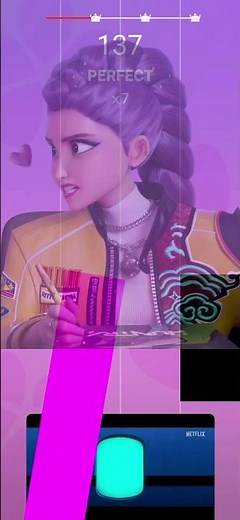 “How It’s Done” (HUNTR/X) Kpop Demon Hunters | Rush Tiles #kpopdemonhunters #huntrix
